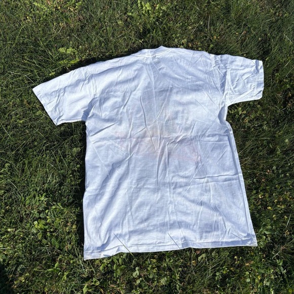 Vintage 90s Bud Light Lady Luck Beer Graphic T Shirt XL Made USA Single Stitch - Picture 7 of 9